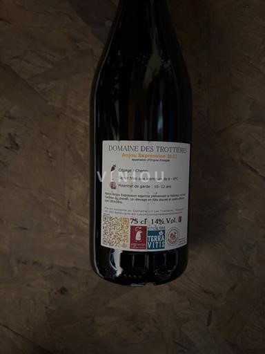 Loire Valley Anjou Domaine S Trottières Anjou Expression 2022