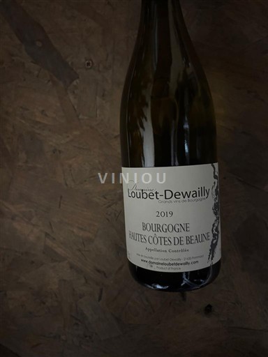 Burgundi Beaunen Ylämaat Domaine Loubet-Dewailly 2019