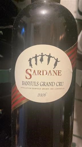 Roussillon Banyuls Grand Cru Sardane 2006