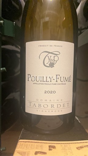 Vallée de la Loire Pouilly-fumé Domaine Tabordet 2020