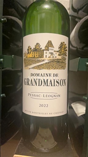 Bordeaux Pessac-Léognan Domaine Grandmaison 2022