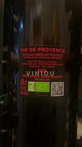 Provence Coteaux Varois en Provence Château Trians T 2020