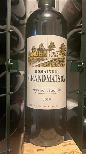 Bordeaux Pessac-Léognan Domaine Grandmaison 2019
