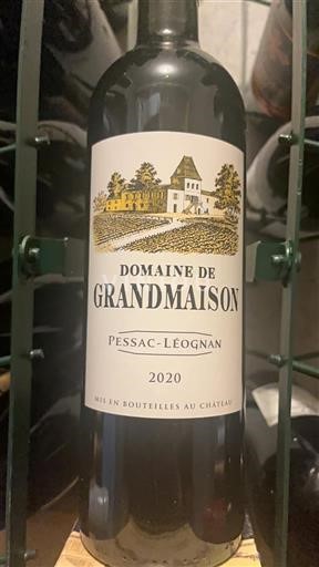Bordeaux Pessac-Léognan Domaine Grandmaison 2020
