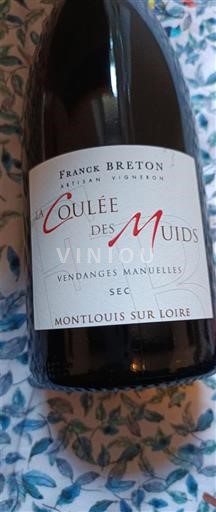Valle della Loira Montlouis-sur-Loire Franck Breton La Coulée des Muids 2024