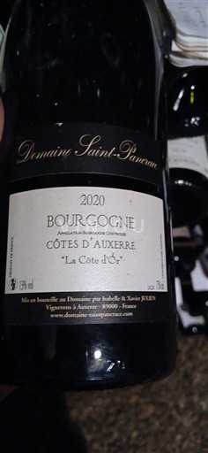 Valle della Loira Côtes-d'Auvergne Domaine Saint-Pancrace La Côte d'Or 2020