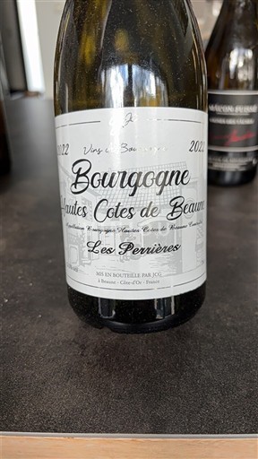 Burgundi Beaunen Ylämaat Les perrières 2022