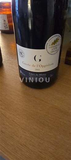 Valle del Rodano Côtes-du-Rhône G de l’Oppidum 2022
