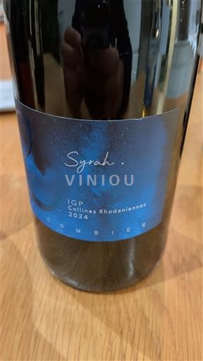 Alpit ja Rhônen maat Rhodanien rinteet Combier Syrah 2024