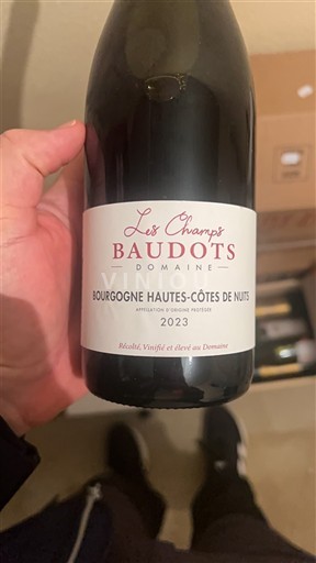 Burgundsko Hautes Côtes de Nuits Les Champs Baudots 2023