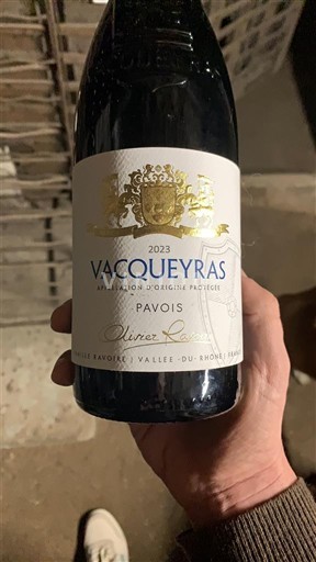 Rhônen laakso Vacqueyras Domaine Olivier Ravoire Pavois 2023