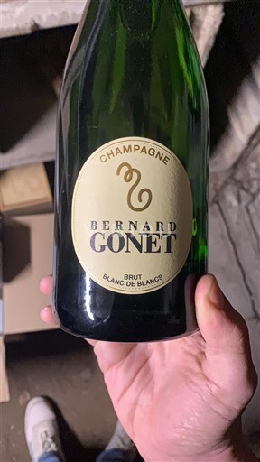 Champagne Sâm-panh Bernard Gonet Brut Blanc de Blancs Không niên vụ