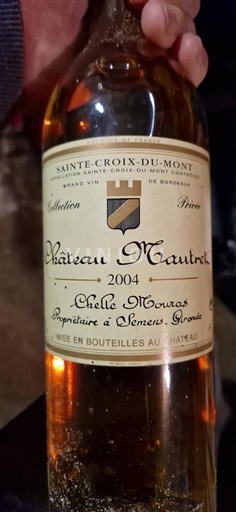 Bordeaux Sainte-Croix-Du-Mont Château Mautret Sélection Privée 2004