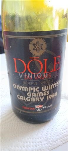 Valais Provins Valais Réserve Spéciale Olympic Winter Games Calgary 1988