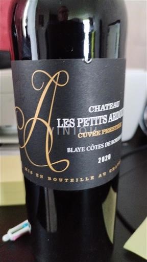Burdeos Blaye-Côtes de Burdeos Château Les Petits Arnauds Prestige 2020