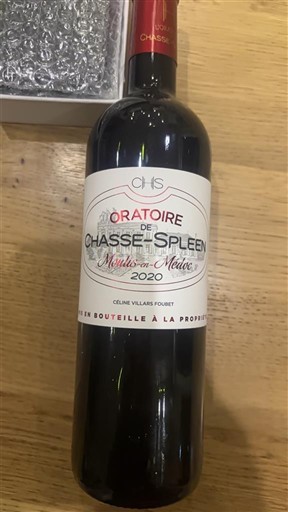 Bordeaux Moulis-en-Médoc Chasse-Spleen Oratoire de Chasse-Spleen 2020