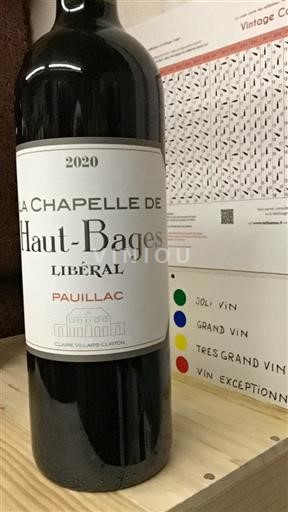 Bordeaux Pauillac Château Haut-Bages Libéral La Chapelle de Haut-Bages Libéral 2020