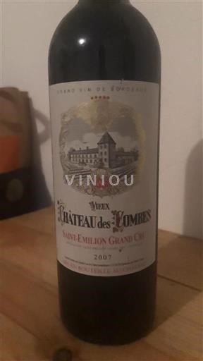Bordeaux Saint-Émilion Grand Cru Grand Cru Château Vieux Château des Lombes 2007