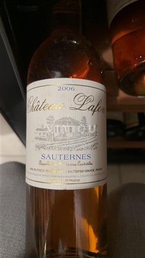 Bordeaux Sauternes Château Lafon 2006