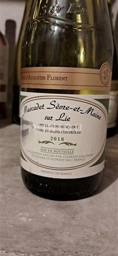 Loiren laakso Muscadet-sèvre-et-maine Augustin Florent 2018