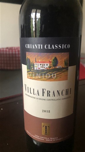 Toscana Chianti Classico Villa Franchi 2018