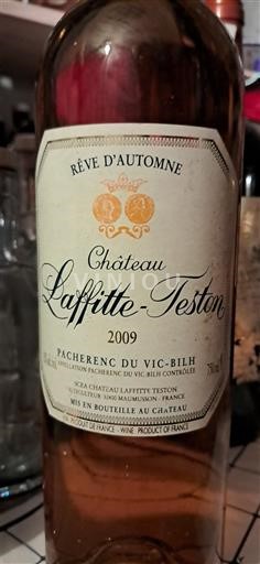 South West Pacherenc-du-Vic-Bilh Château Laffitte-Teston Rêve d'Automne 2009