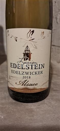Alsacia Lucien Edelstein Edelzwicker 2018