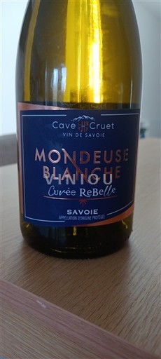 Savoie and Bugey Vin de Savoie Cave de Cruet Cuvee ReBelle 2024