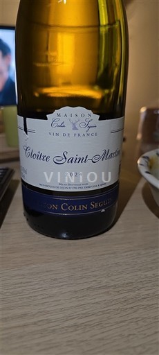 Bourgogne Maison Colin Seguin Cloitre saint martin 2024