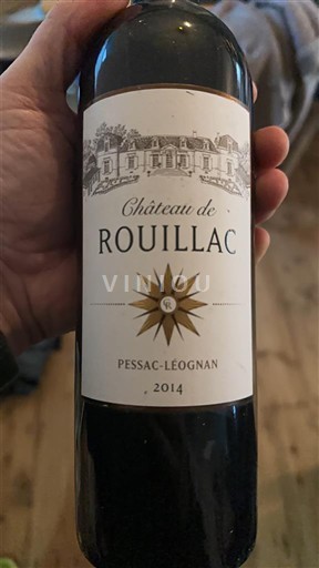 Bordeaux Pessac-Léognan Rouillac 2014