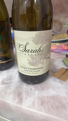 Kalifornijske AVA Dolina Santa Clara Sarah's Vineyard Estate Chardonnay Dwarf Oak Vineyard 2014