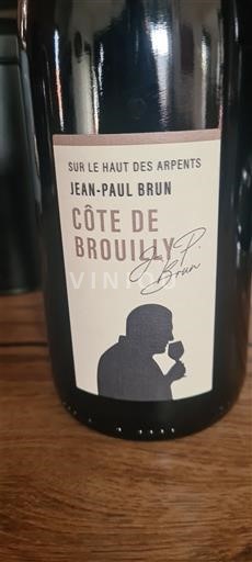 Beaujolais Côte-de-brouilly Jean-Paul Brun Sur le Haut des Arpents Senza annata