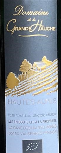 Viner Rouge sec Hautes-Alpes Domaine La Grande Hauche 2021 Frankrike Alperna och Rhône-länderna Ospecificerad IGP