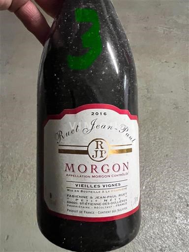 Beaujolais Morgon Ruet Jean-Paul Vieilles Vignes 2016