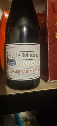 Verërat Rouge sec BOJO'TIME Le Bistrotteur Non millésimé Francë Beaujolais Beaujolais i Ri AOC