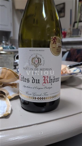 Rhônedalen Côtes du Rhône Moulin de Meyran Grande terre 2023