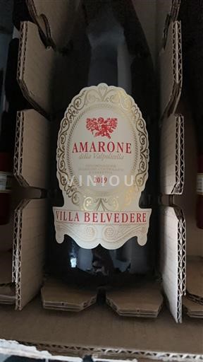Rượu vang Rouge sec Villa Belvedere 2019 Ý Vénétie Amarone della Valpolicella DOCG