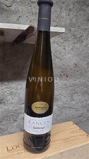 Alsasko Rulandské šedé Grand Cru Domaine Schoffit. wolfberger Wahlenbourg 2014