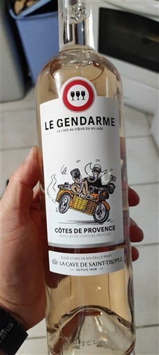 Provansa Côtes-de-Provence La Cave de Saint-Tropez Le Gendarme Neleten.