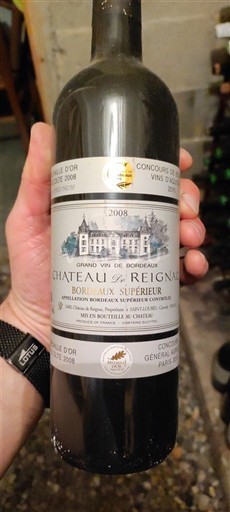 Bordéus Bordeaux Superior Château Reignac 2008