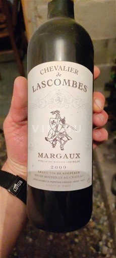 Bordeaux Margaux Château Lascombes Chevalier de Lascombes 2009