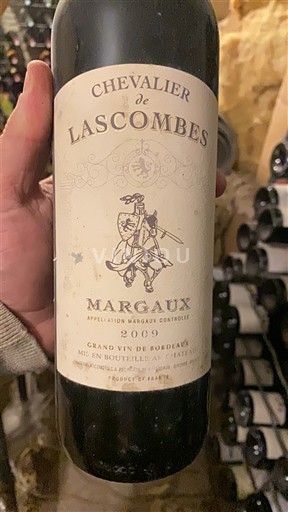 Bordeaux Margaux Château Lascombes Chevalier de Lascombes 2009