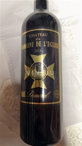 Bordeaux Pomerol Domaine Domaine de l'Eglise 2015