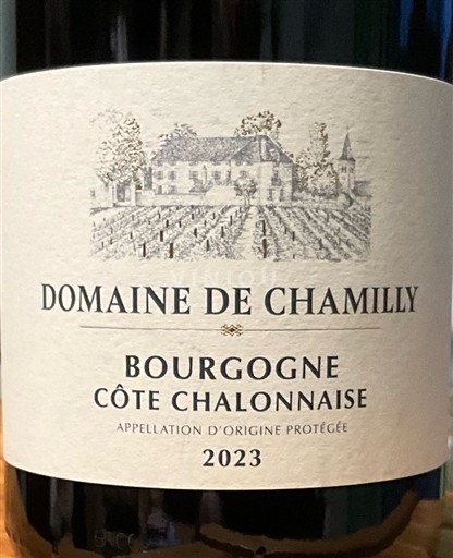 Burgundija Bourgogne-Côte-Chalonnaise Domaine Chamilly 2023
