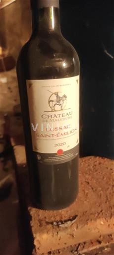 Bordeaux Lussac-Saint-Émilion Château Malydure 2020
