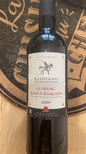 Bordo Лусак-Сент-Емилион Château Malydure 2020