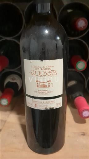 Sudoeste Côtes de Bergerac Les Tours Verdot Sin añada