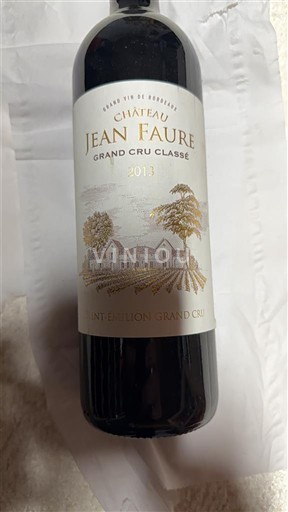 Bordeaux Saint-Émilion Grand Cru Grand Cru Classé Château Jean Faure 2013