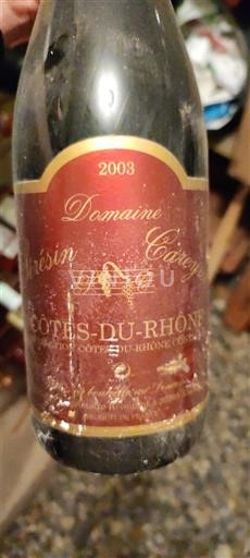 Valle del Rodano Côtes-du-Rhône Domaine Careynas 2003