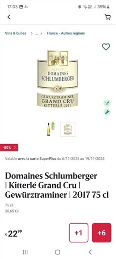 Alsazia Non specificato Grand Cru Domaine Domaines Schlumberger Kitterlé Grand Cru 2017